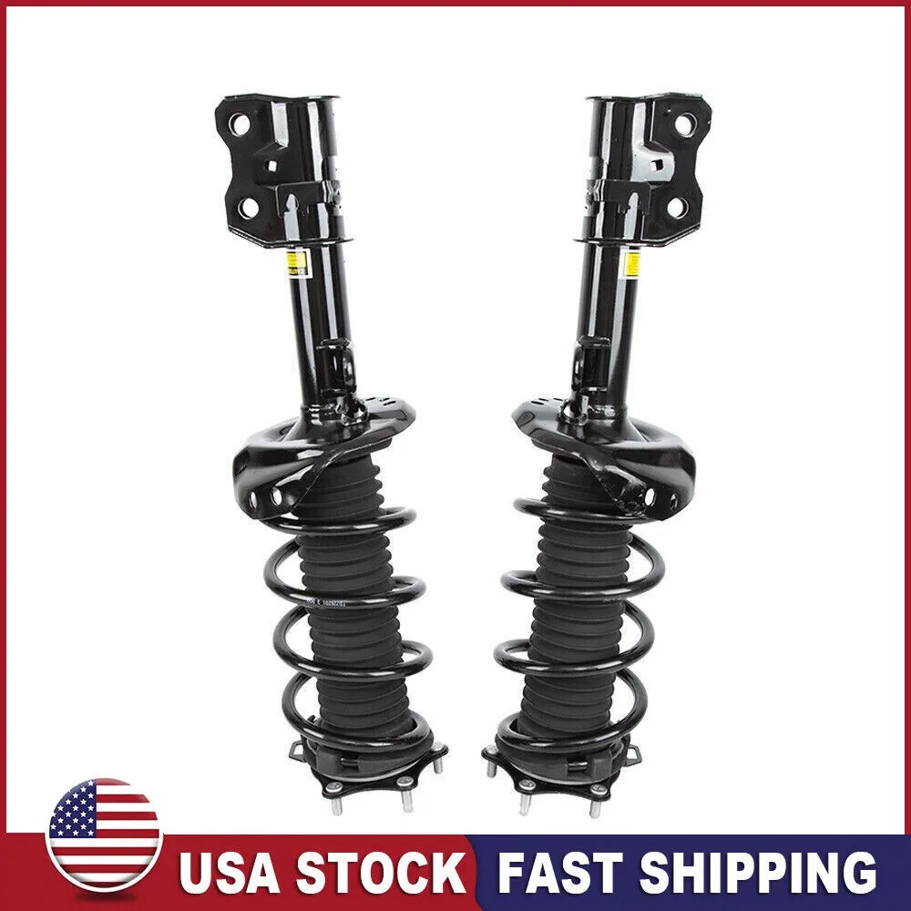 2Pcs Front Strut Coil Spring Shock Absorbers For 2007-2014 Honda CRV 186588103562