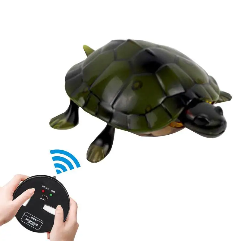 Remote Control Turtle Toy Realistic Remote Control Robot Turtles Electric Animal Toy Sea Ocean Animal Figurines Tortoise Turtle