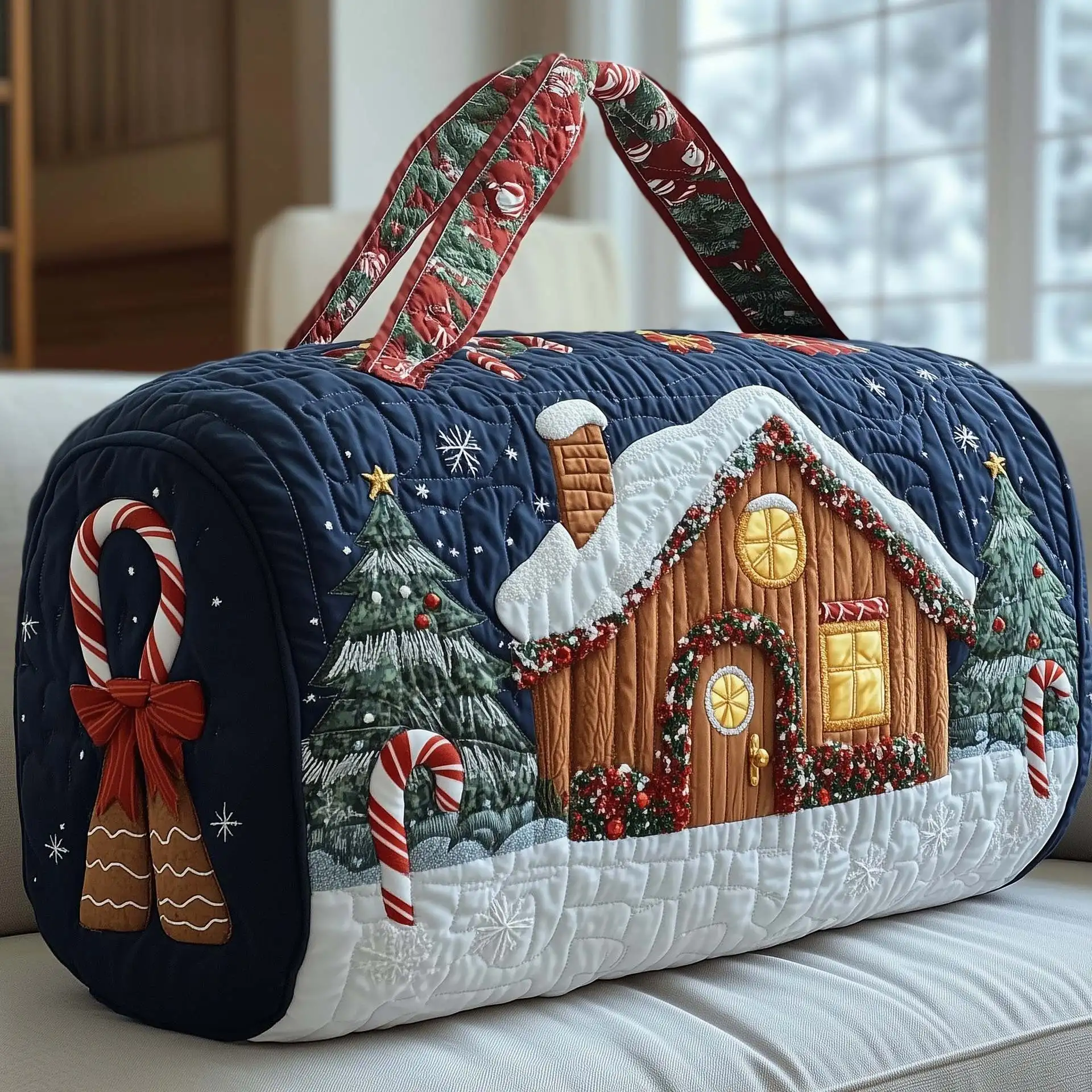 

3D Printed Quilted Bags Personalized GiftsHandbag Tote Bag Sport Bags Training Travel Bag Beach Hiking Camping