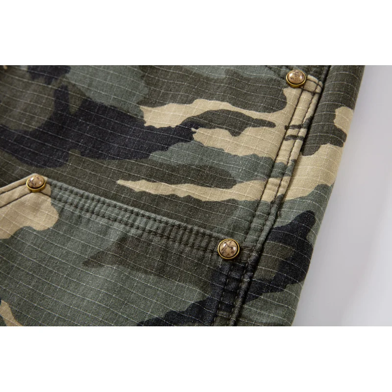 SVETLIN EU US Size Luxury Quality Active Casual Shorts European And American High Street Camouflage Work Shorts For Men