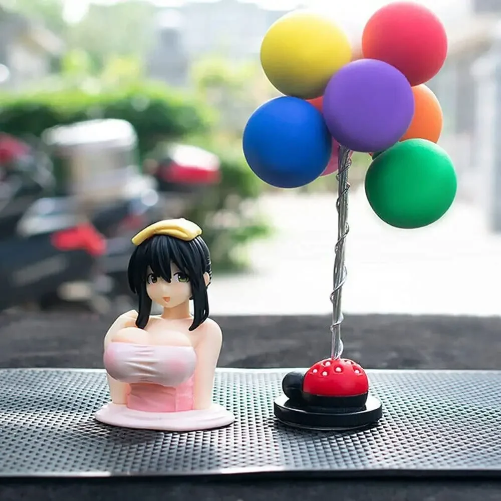 Gift Ornament Girl Model Car Decor Puppet Sexy Figure Model Chest Shaking Amagi