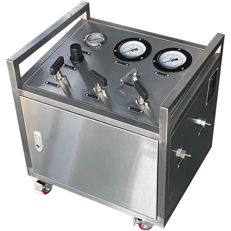 

High Pressure Pneumatic Hydrogen Cylinder Filling Pump Automotive Industry Air-Driven Gas Booster System Piston High Efficiency