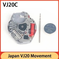 New Japan VJ20 Movement VJ20C Quartz Movement   2Hands Watch Movement Accessories With Battery High Quality