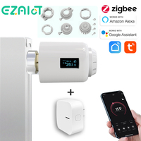 Tuya Smart Thermostatic Radiator Valve Zigbee Thermostat Programmable Actuator Temperature Controller Voice Alexa Google Home