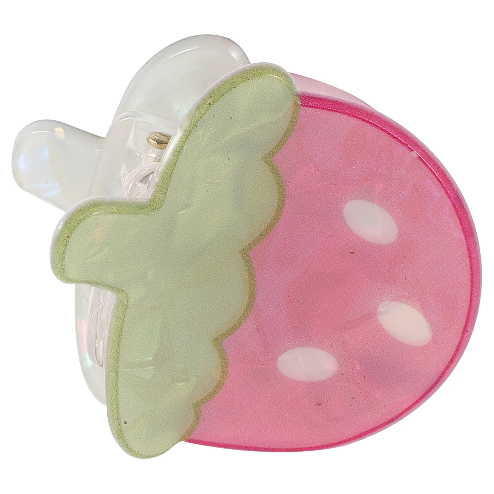 

Strawberry Hair Claw Acrylic Clips Cute Claw Lightweight Secure Grip Hair Accessories Women Fruit Hairpin Headwear