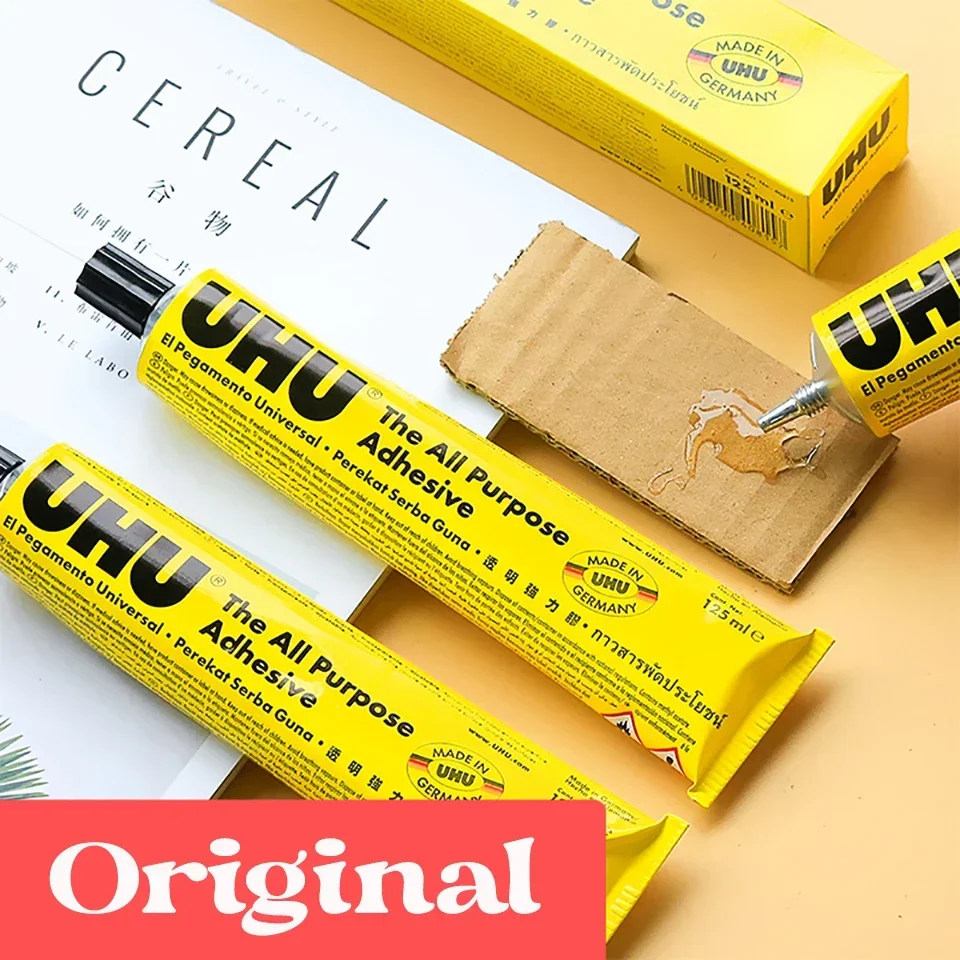 UHU German Super Glue Has Very Good Toughness Multifunctional Soft Glue Super glue FOR MOOD textile porcelain pape metal  rubber