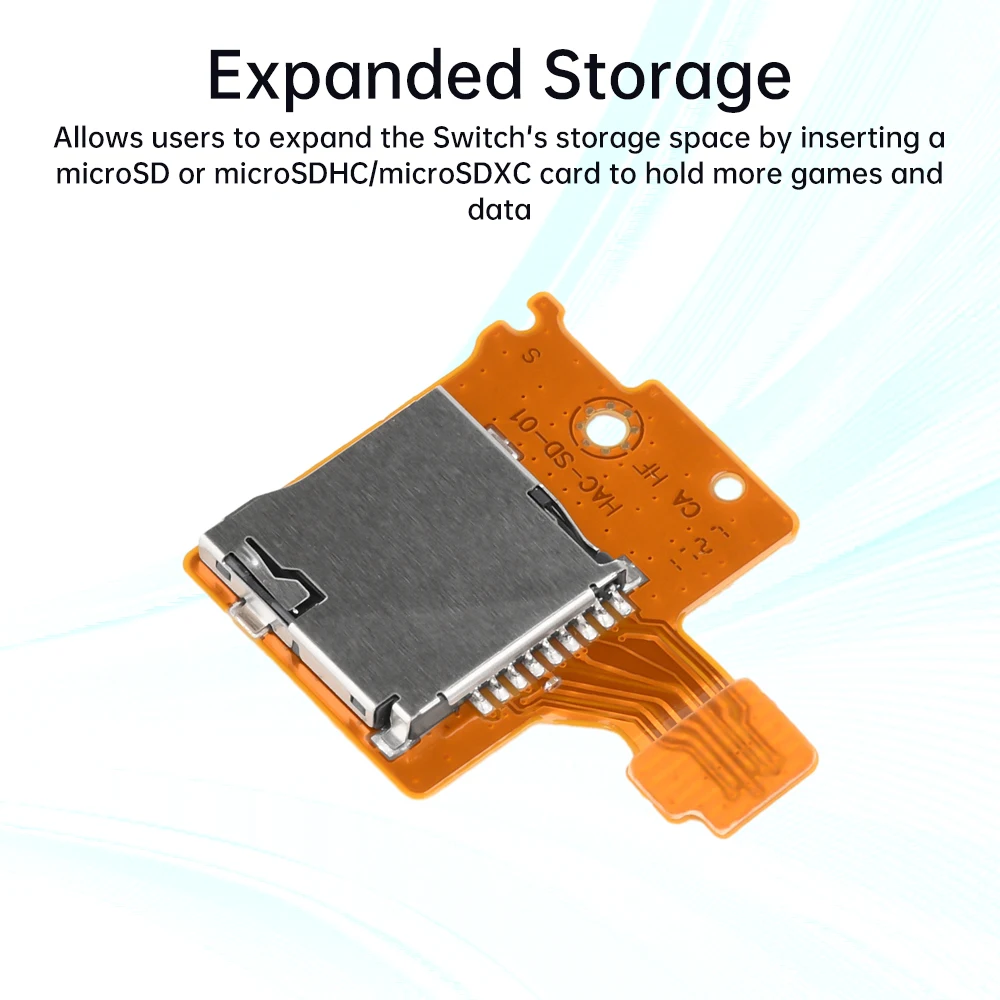 TF Card Slot with Board SD Memory Card Slot Suitable For Nintendo Switch Gaming Machine Card Reader Slot Socket