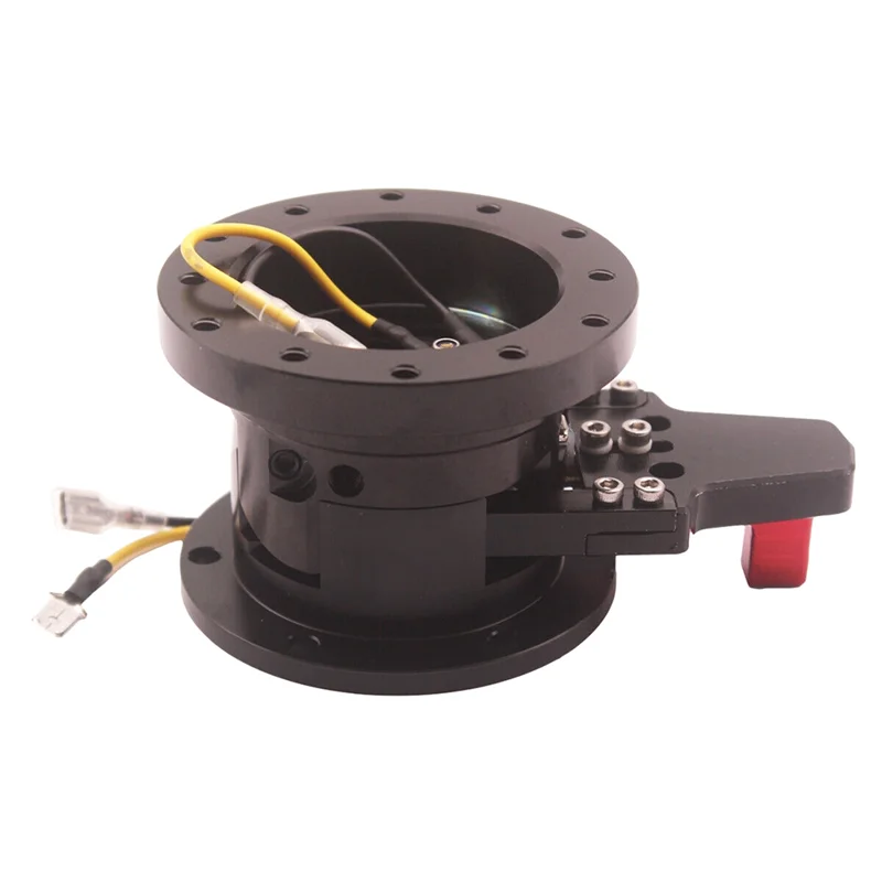 

Трендовая система быстросъемной шаровой блокировки, ступица рулевого колеса, откидной наклон без замка, автомобильные аксессуары из черного алюминиевого сплава