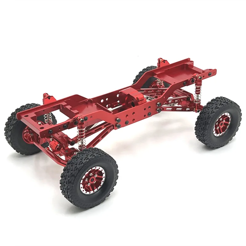 

1/12 MN78 remote control car spare parts, metal upgrade and modification, front and rear door axles, frame, chassis