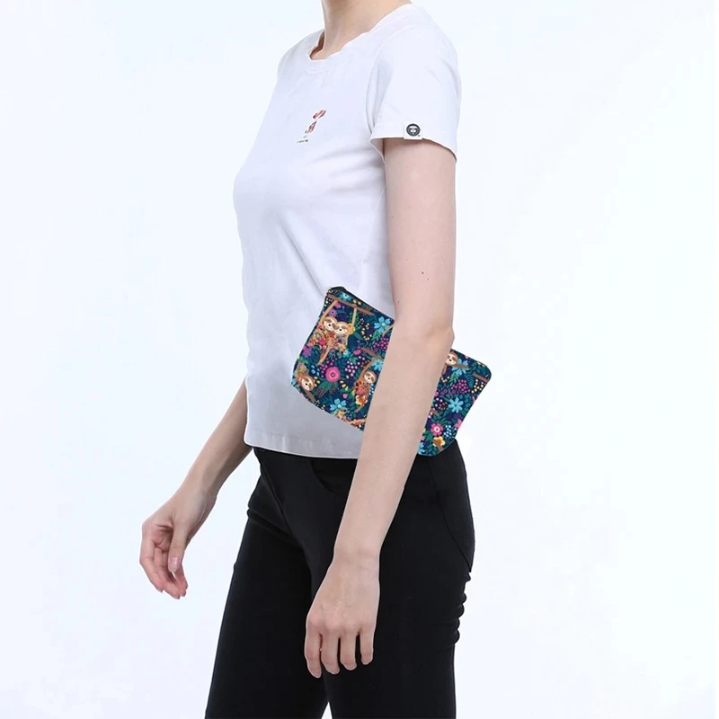 Multifunctional Trendy Toiletry Wash Makeup Bag Mushroom Pattern Cosmetic Bag Portable Zipper Storage Pouch
