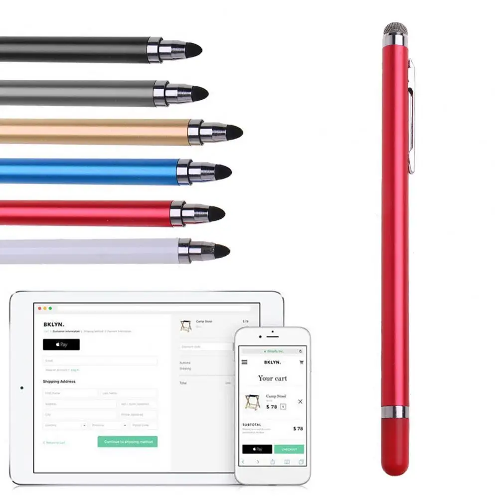 Excellent  Touch Stylus Slim Condenser Touch Screen Stylus Pen with Pen Clip Anti-scratch Smooth Writing Screen Touch Pen