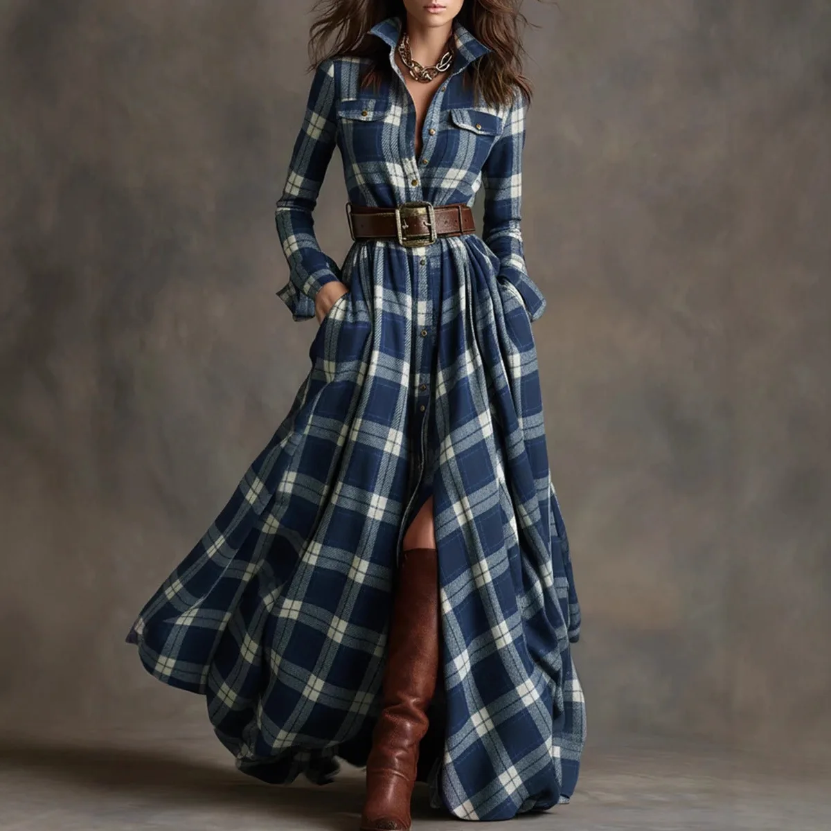 فستان نسائي مقاس كبير فستان فرنسي ريترو منقوش نحيف غير منتظم تصميم جديد تنورة أنيقة أنيقة للنساء فستان سهرة رداء نادي Provoc