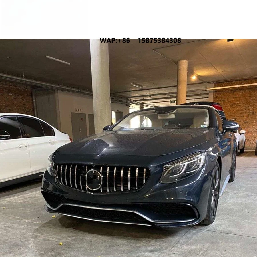

S CLASS W217 Coupe GT Style Front Grille for W217 GT Style Center Front Grill for Car Accessories Grill