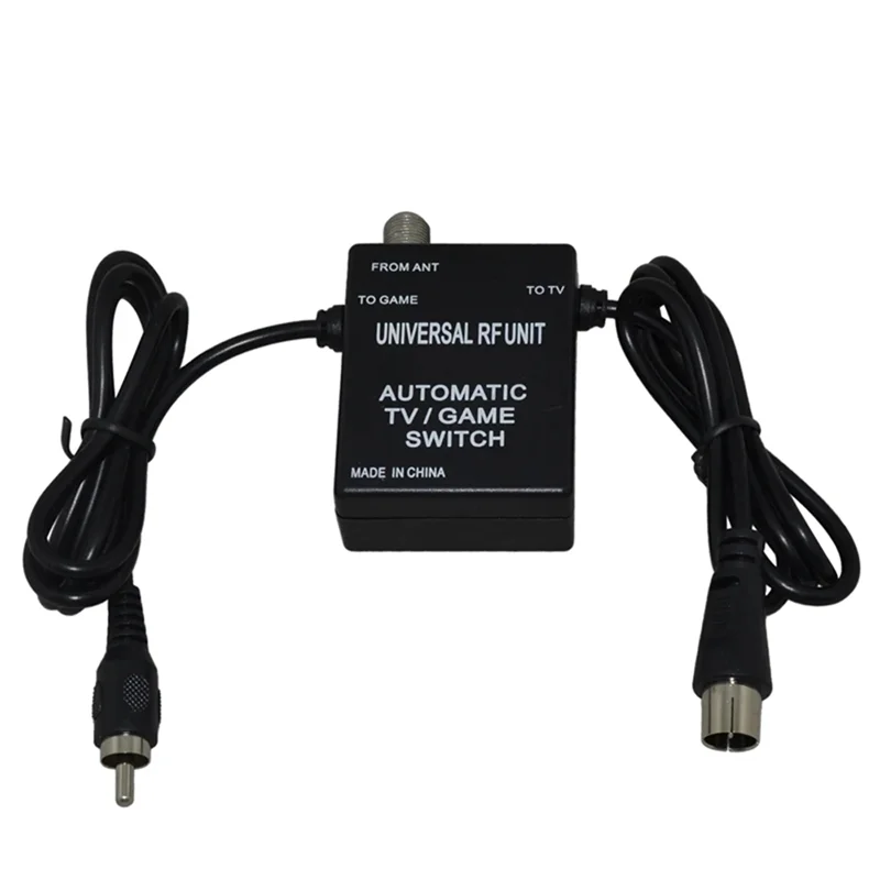 N75R-3 In 1 RF Unit Adapter Cable Automatic TV Game Switch For NES For SNES For SEGA Genesis