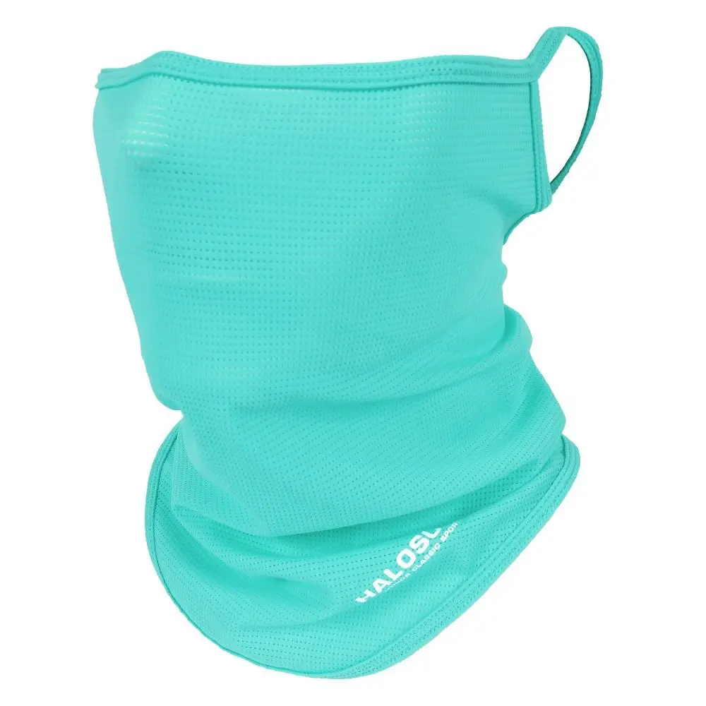 Fashion Windproof Dustproof Bike Mask Ice Silk Solid Color Sun UV Protection Breathable Balaclava Hiking Cycling