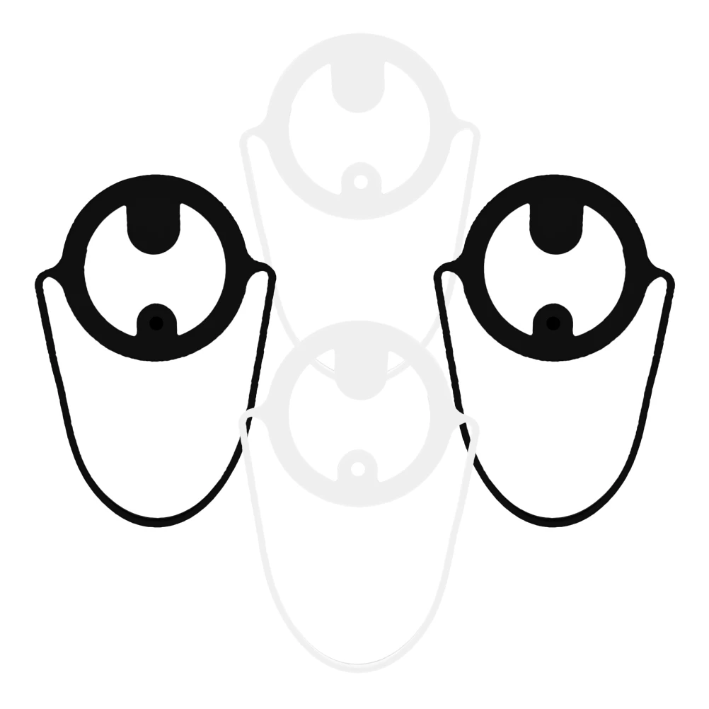 

4 Pcs Black White Milk Tea Cup Set Coffee Carrying Handle Outdoor Takeout Bottle Sleeve Portable Gift