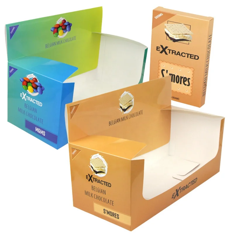 2025customized.custom printed cardboard supermarket display paper box retail store coffee capsules boxes packaging