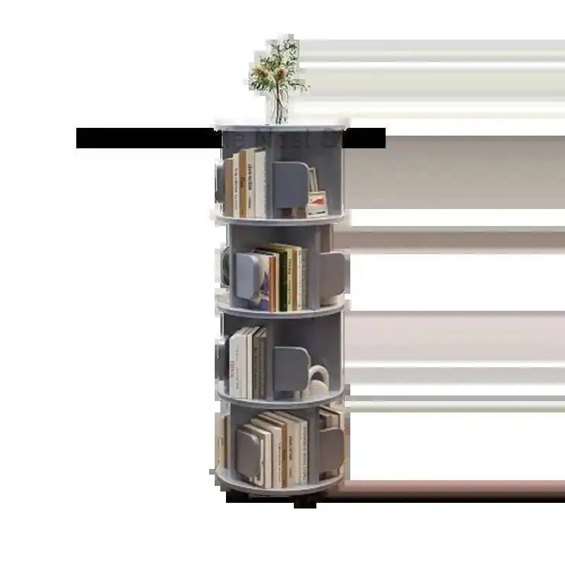 

Moveable Rotating Bookcase Oriental Living Luxury Room Rotating Bookcase Kids Cylinder Libreros Para Habitacion Furniture