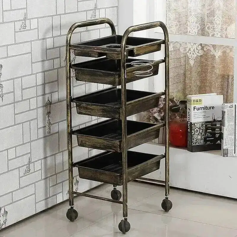 Trolley Furniture Station Nails Auxiliary Beauty Salon Cart Rolling Salon Car With Wheels Aesthetic Salon Kapper Meubels Barber