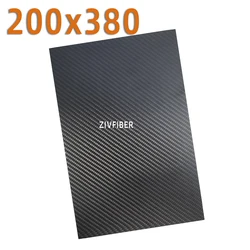 380mm X 200mm Real Carbon Fiber Sheets Plate Panel 0.5mm 1mm 1.5mm 2mm 3mm 4mm 5mm Thickness CFRP Plate for RC/UAV