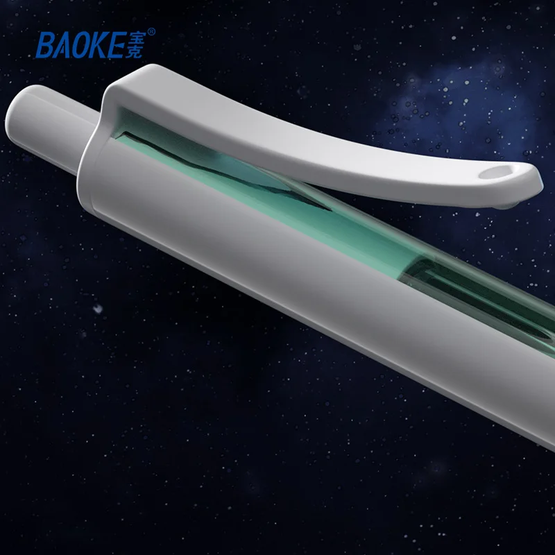 BAOKE BK121 0.5mm Retractable Liquid Roller Pen 12pcs