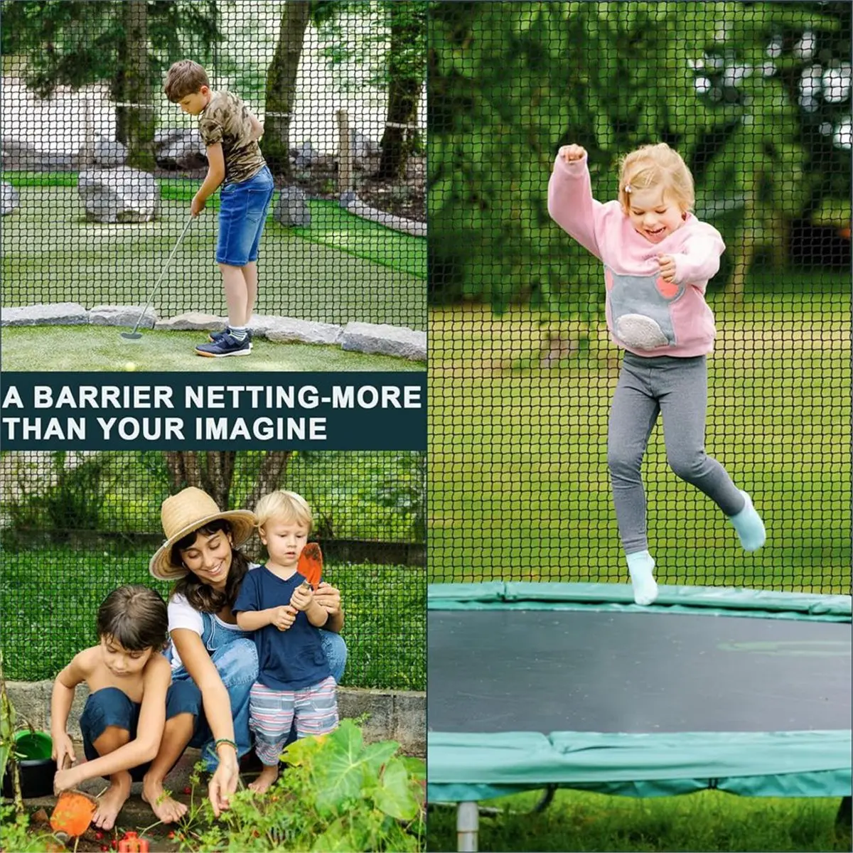 (ABYM) Golf Netting 10Ft Golf Practice Net for Garage, Sport Practice Barrier Net, Sport Netting Golf Hitting Net for Baseball