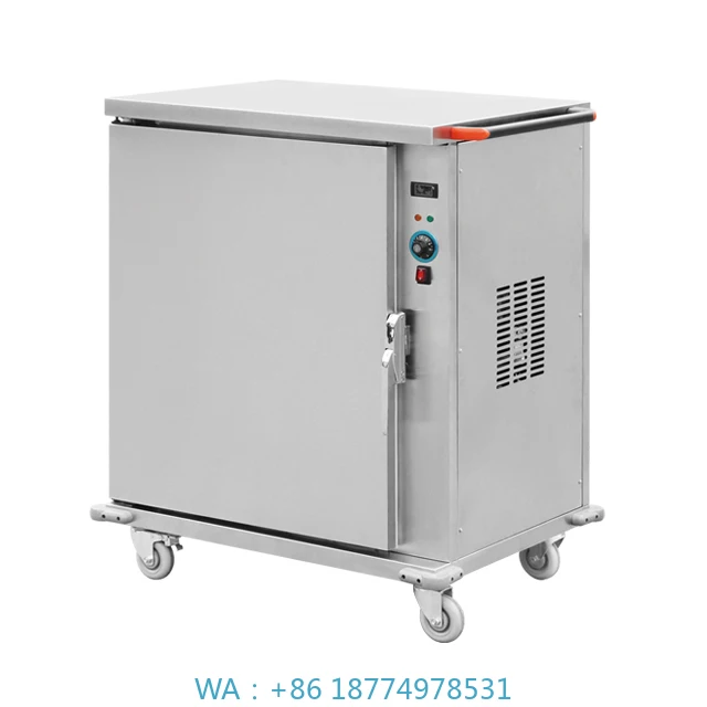 Upright Heated Holding Cabinet Wheel Energy Star Certified Commercial Electric Banquet Trolley Mobile 11-Layer Food Warmer Cart