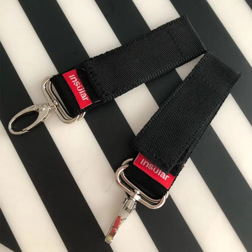 Universal Baby Nylon Hanger Straps Metal Diaper Bag Hanger Stroller Accessories Pushchair Clip Stroller Hook