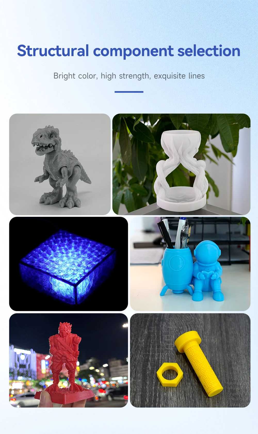 KEEPANG 5 kg PETG 3D-Drucker-Filament, 1,75 mm, hohe Zähigkeit, ordentlich gewickelt, 3D-Druckmaterial, DIY-Bastelwerkzeuge für 3D-Drucker – Detail 11
