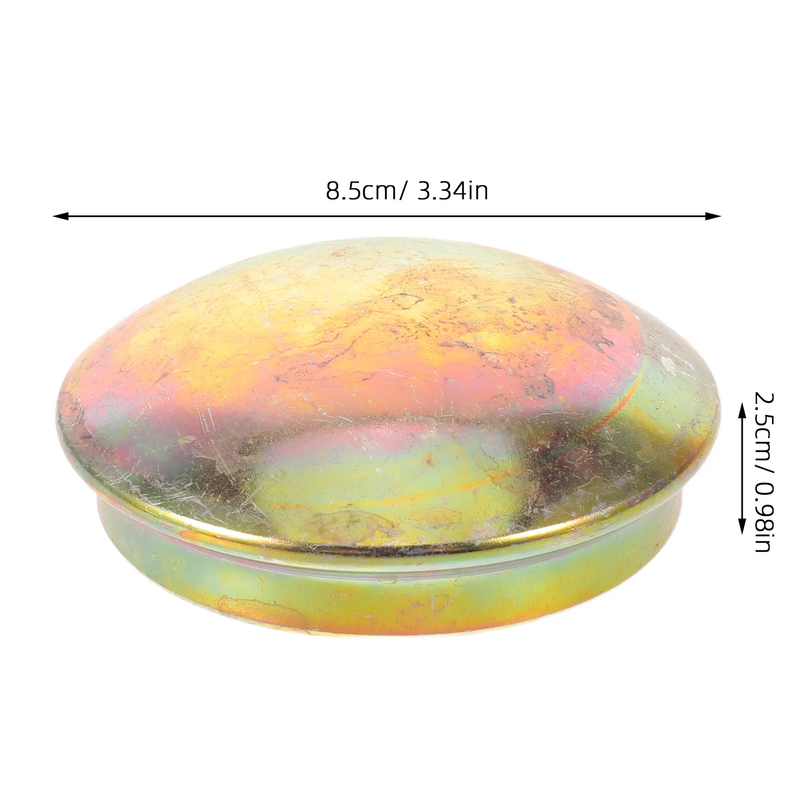 4Pcs Forklift Wheel Hub Caps Metal Dust Grease Covers 74Mm Id Heavy Duty Bearing Protector Cap for 3 Ton Forklift Truck Trailer view 6