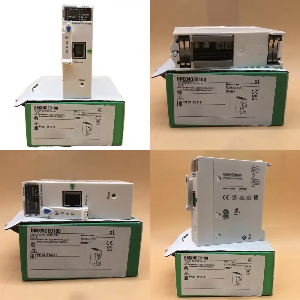 BMXNOE0100 Ethernet Communication Module for Electric Modicon M340 PLC compatible industrial automation control