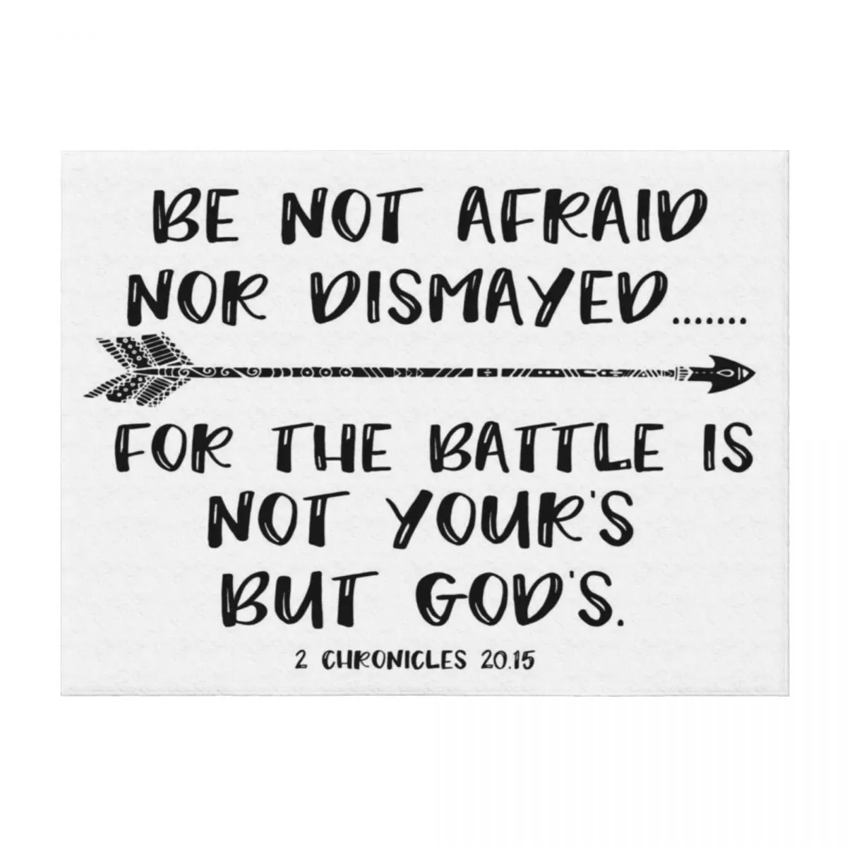 

Be Not Afraid Bible Verse Throw Blanket Bed Fashionable Sofas Flannel Nap Blankets