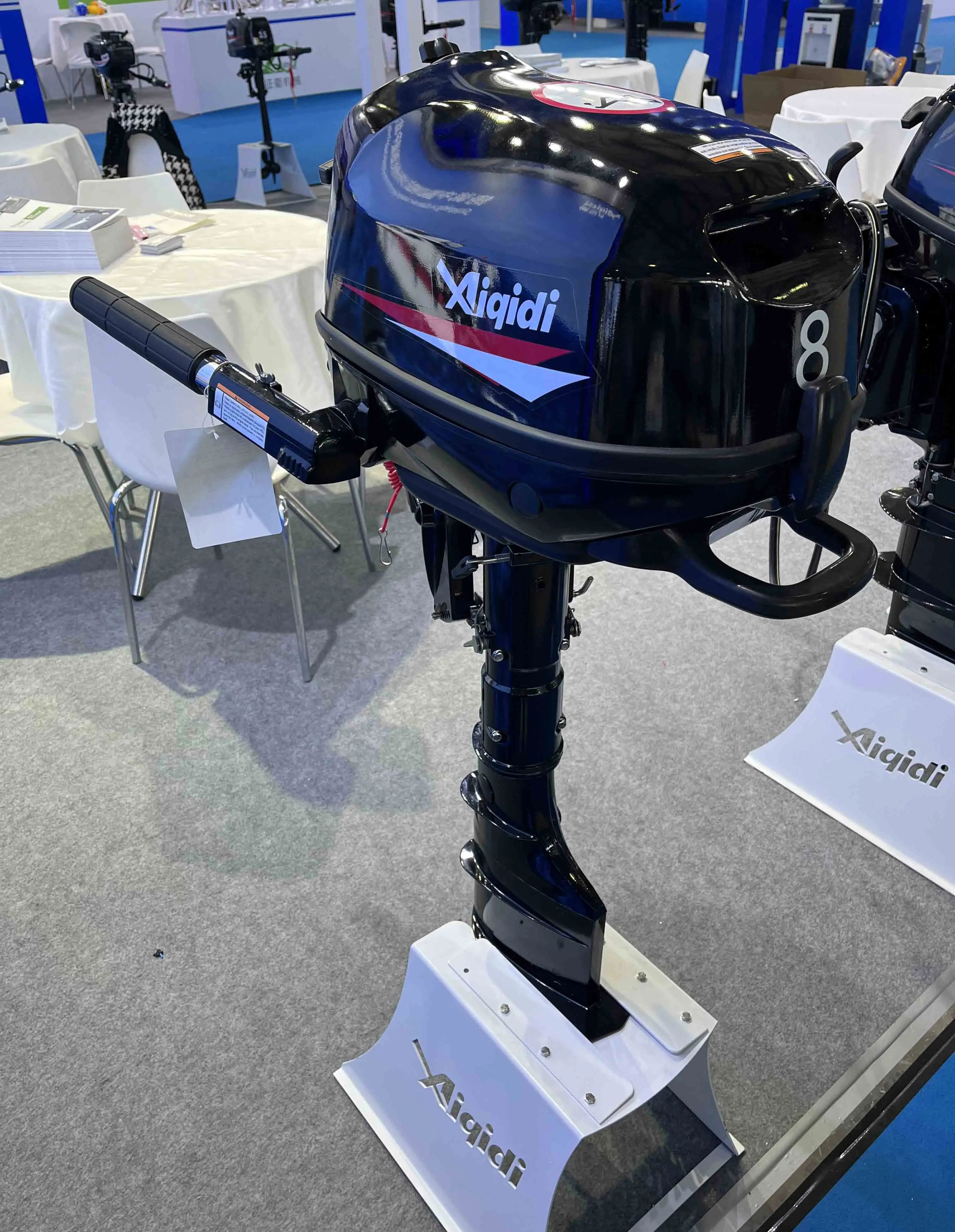 4-STROKE 6HP F6 AIQIDI OUTBOARD MOTOR WATER COOLED MANUAL IGNITION MARINE ENGINES