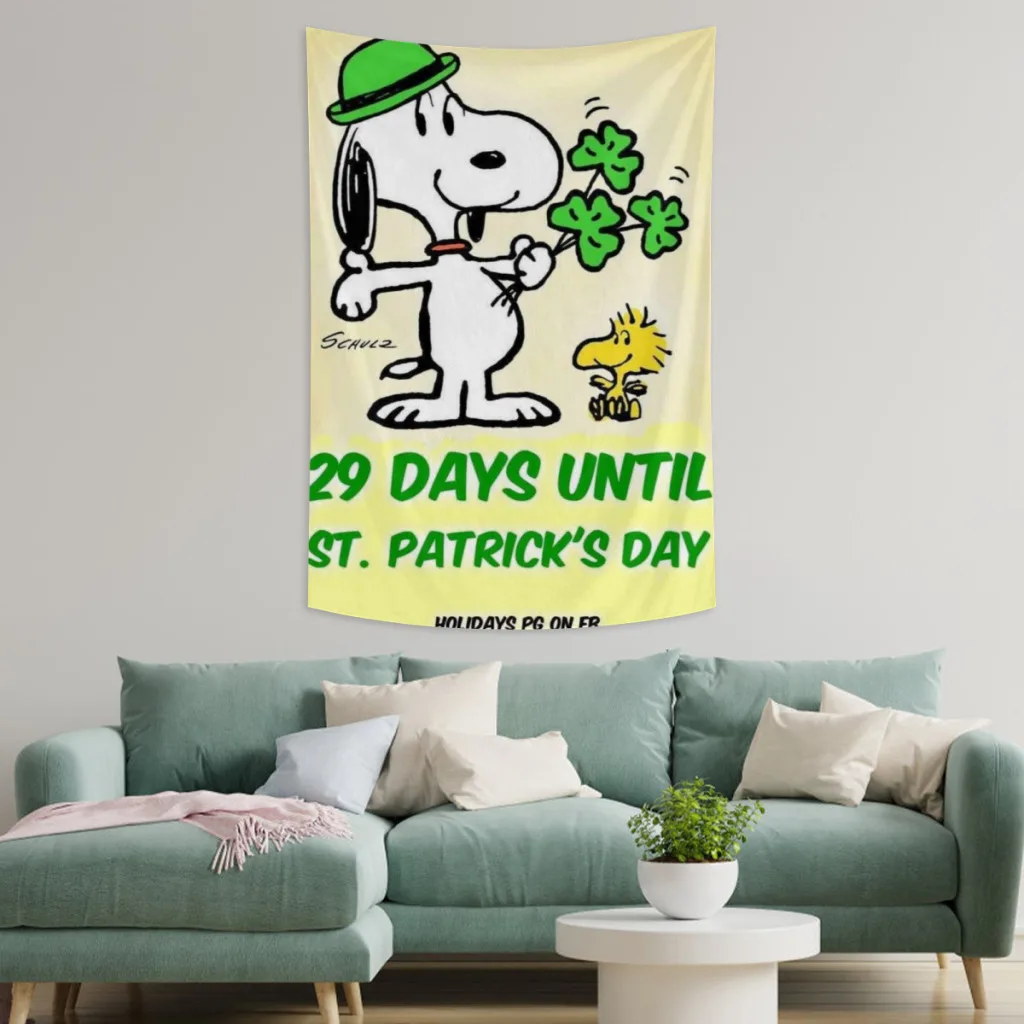 Snoopy Peanuts Tapestries   Room Decoration Items Home Décor Bedroom Wall Decorating Cloth