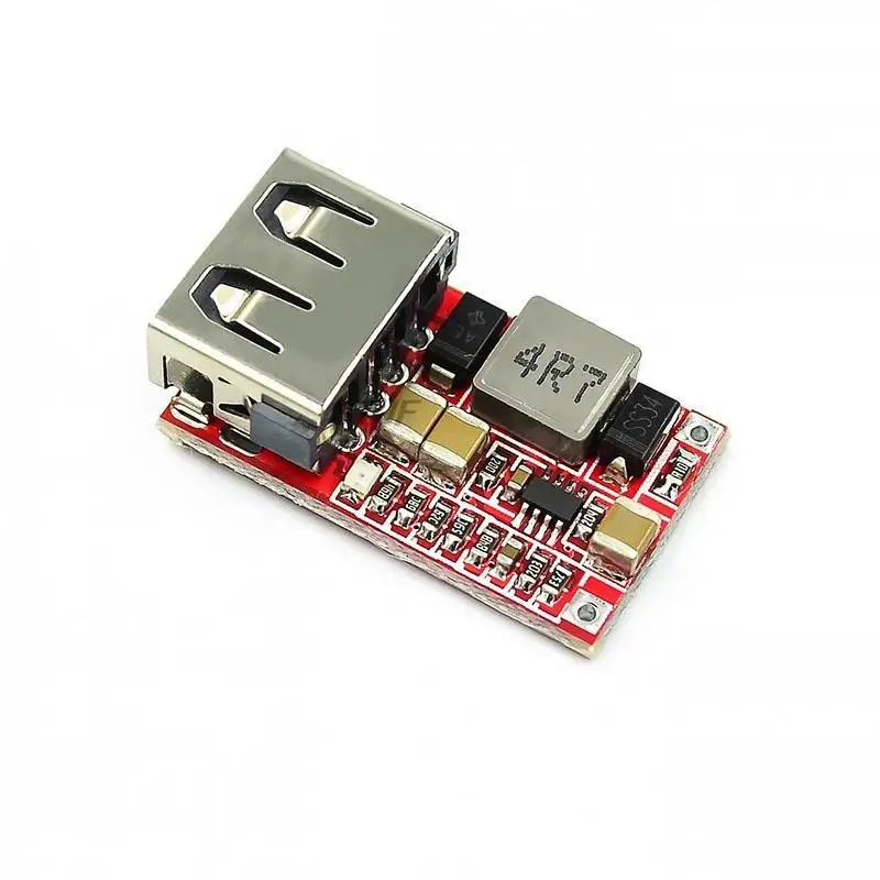 Carregador de saída USB Step Down Power Module, conversor Buck ajustável, Mini DC-DC Step Up Boost, 6-20V, 12V, 24V a 5V