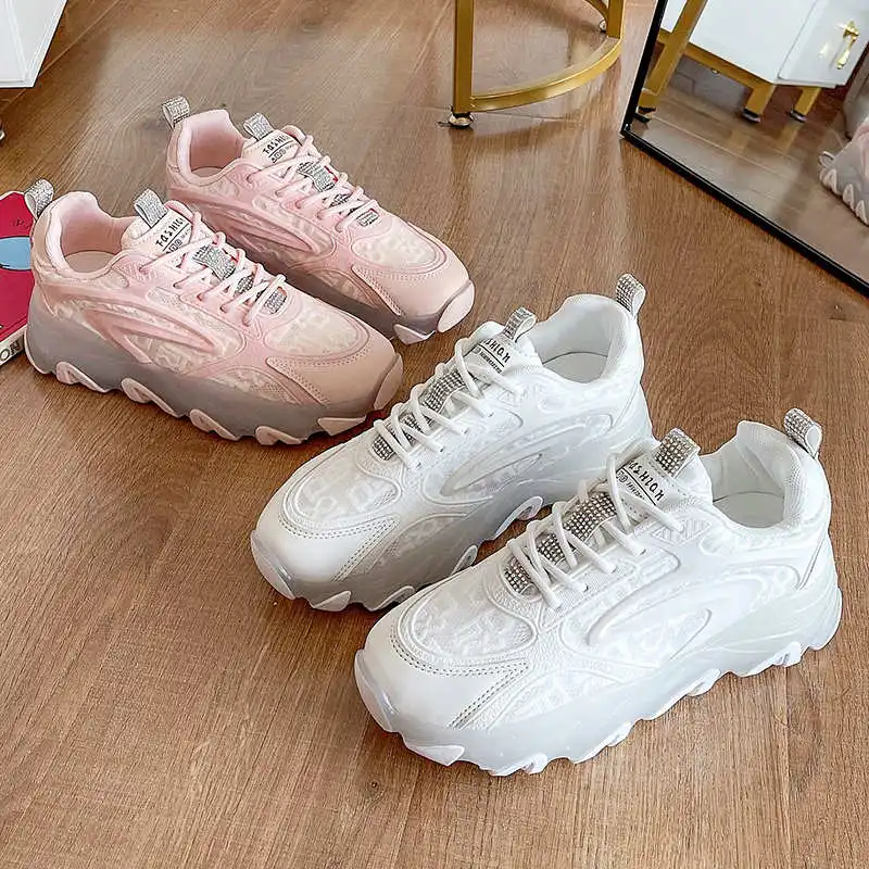 Outdoor Legitimate Leather Sneakers For Women Sneakers Vulcanize High Grade Boots Shoes Ladies Brand Sport Trnis