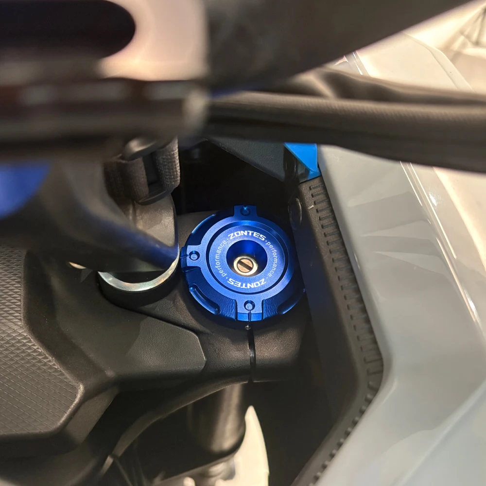 For ZONTES 368G 2024 2025 2026 703RR 703F Motorcycle Accessories Three-Star Column Front Shock absorbing Trim Cap Protector