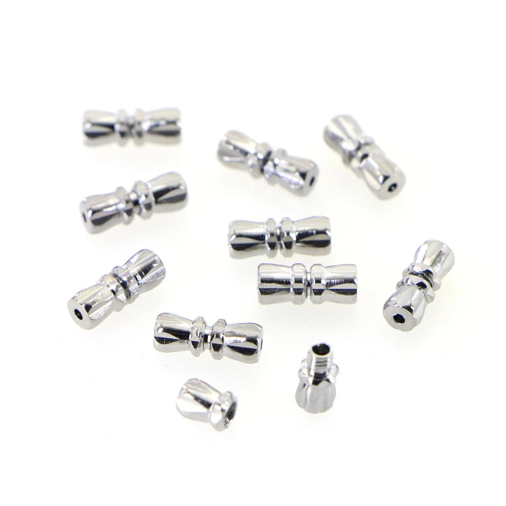 

Metal 10pcs Spiral Column Buckle DIY Women Girl Jewelry Necklace Bracelet Making Zinc Alloy Craft Accessories Wholesale