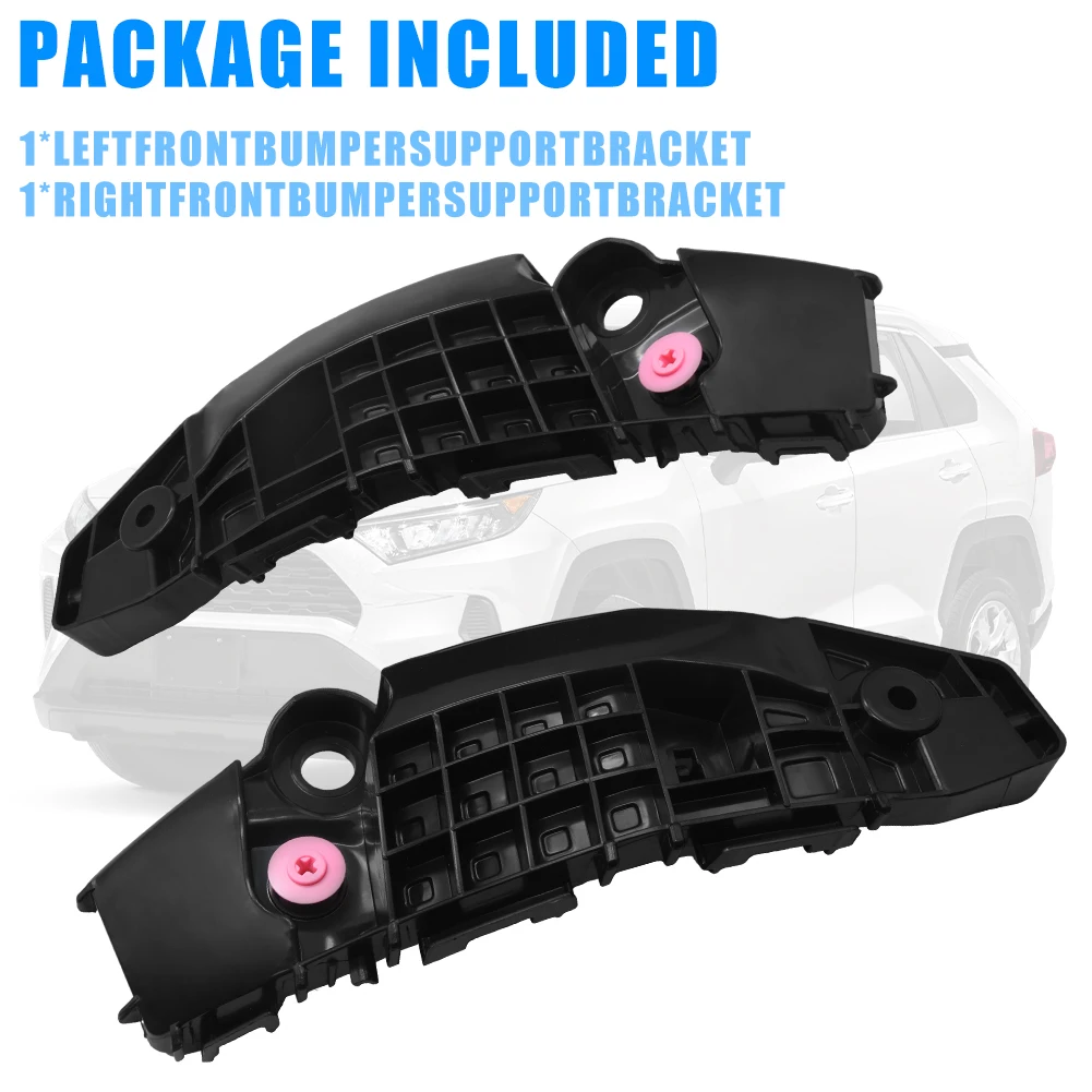 

Для Toyota RAV4 2019 2020 2021, пара фиксаторов переднего бампера, набор монтажных кронштейнов 525350R100 525360R080 52536-0R080,52535-0R100