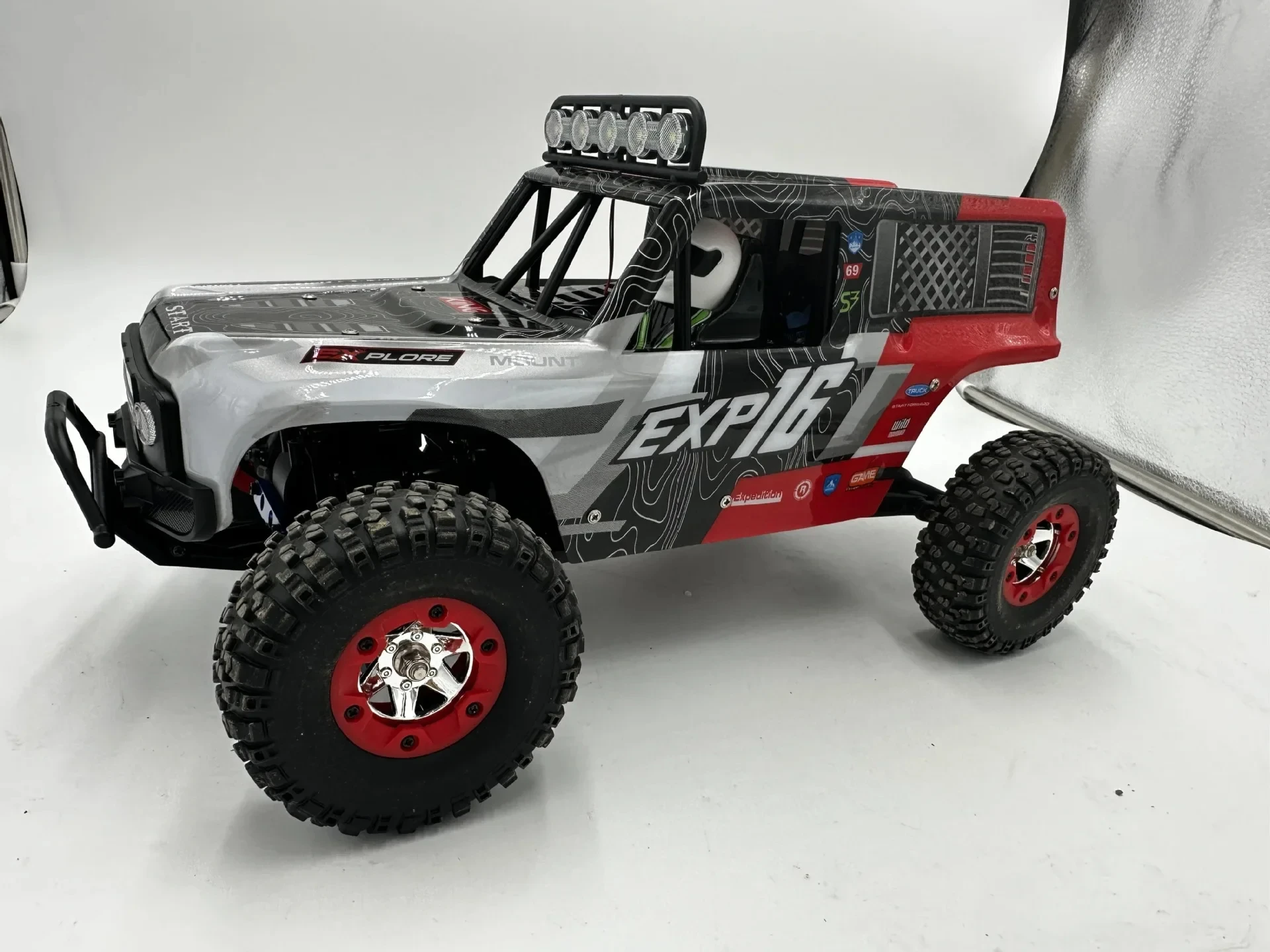 1/12 124006 Remote Control Toys Wltoys Electric Four-Wheel Drive High-Speed Off-Road Led Climbing Car Rc Model Collection Model