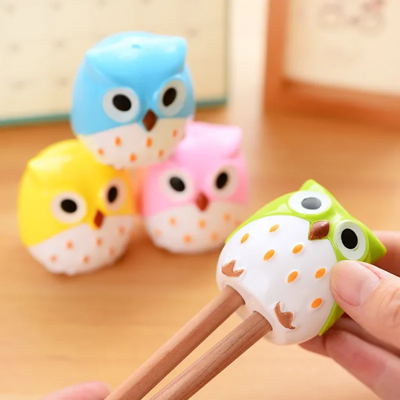 Mini Funny Cute Lovely Owl Pattern Pencil Sharpener School Kid's Favorite School Supplies