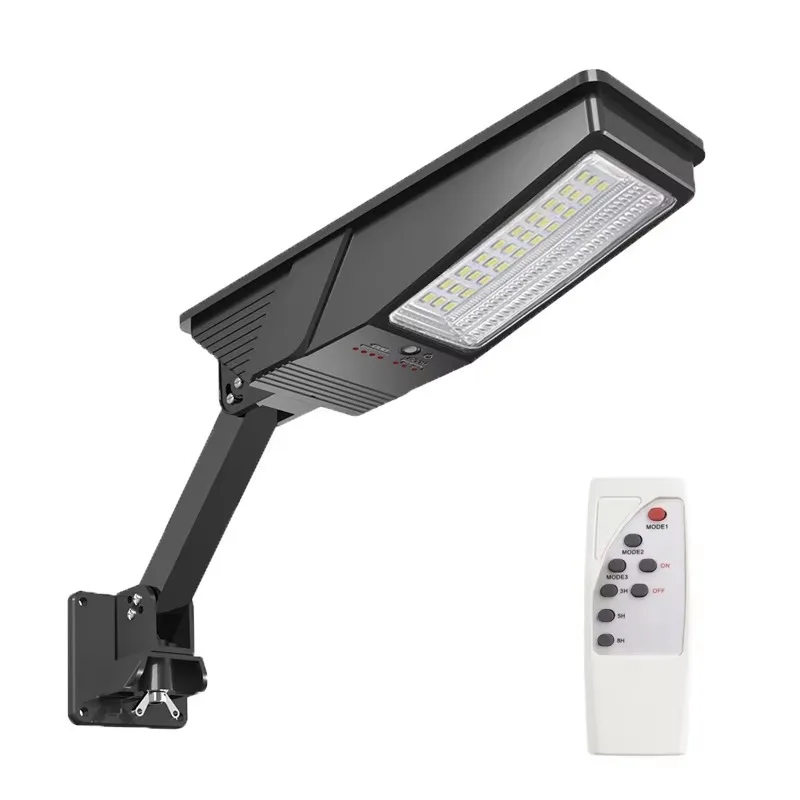 

Outdoor Solar Street Lamp Motion Detector Remote Control Solar Lights for Garage Yard Patio Garden Security Lighting