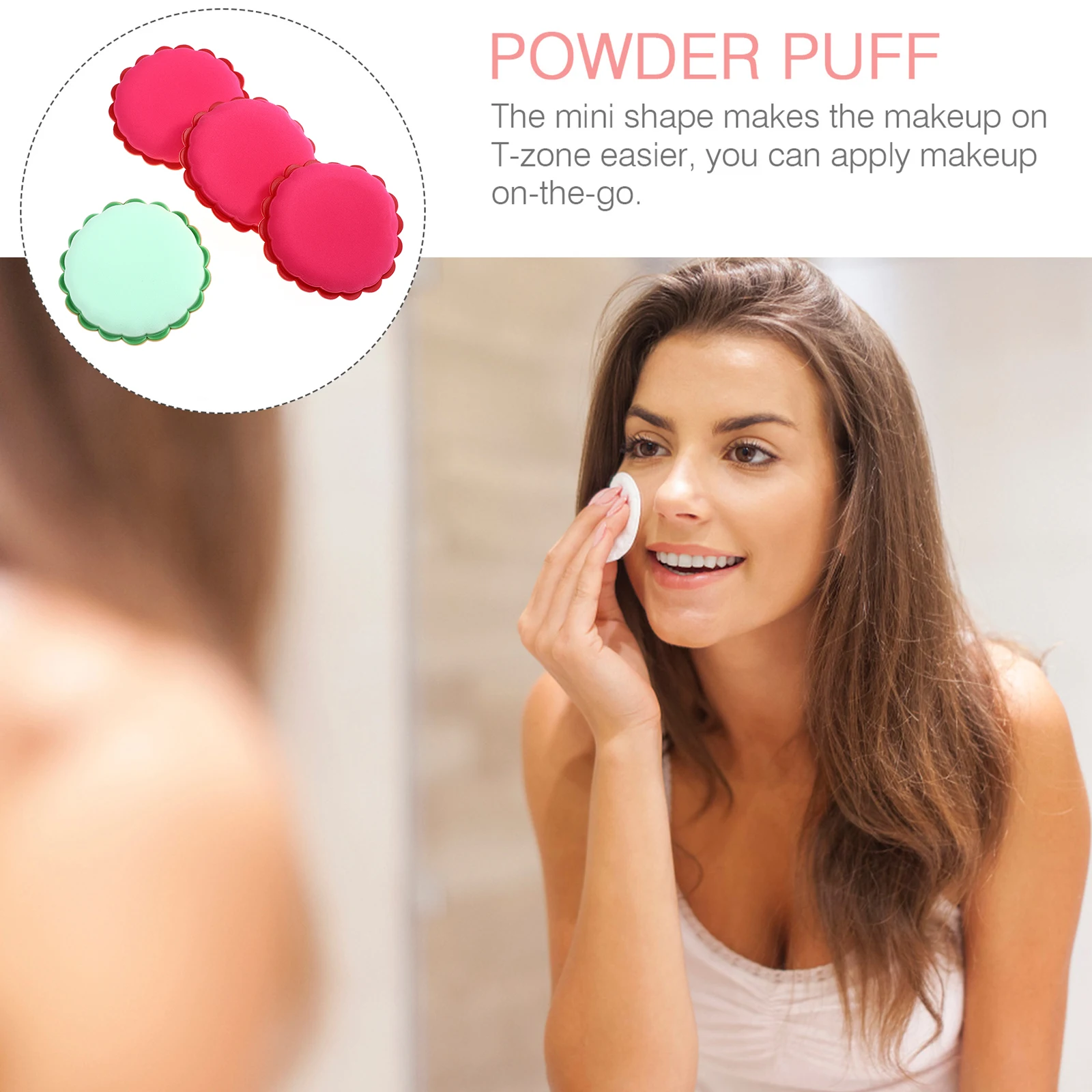

4 Pcs Puff Makeup Sponge Powder Sponges Elastic Body Hydrophilic for