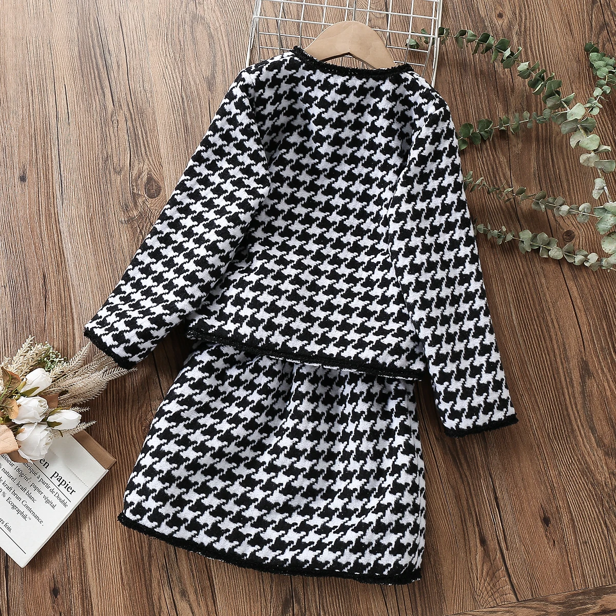 Baby Girls Suits Spring Kids Plaid Sets Clothes Coat & Skirt School Unifom Children Costumes for Teenagers Outfits 6 8 10 Years