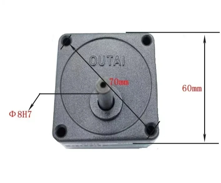 6W AC motor 2GN-60K can be equipped with 2IK6GN-C OUTAI variable speed and constant speed motor
