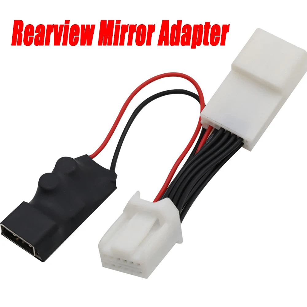 

Rearview Mirror Adapter Conversion to USB Power Plug and Play Recorder Power Supply for Toyota Le-xus Su-baru Car Accessories