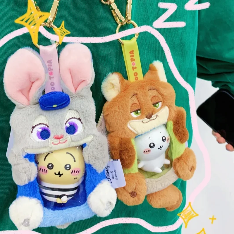 New Nick Judy Card Bag Plush Halter Neck Holder Cute Bus Campus Protection Case Card Holder Luxury Id Card Holder Protective cas