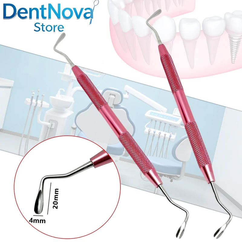

2pcs Dental Spatula Resin Filling Double Ended Stainless Steel For Composite Dental Lab Tools Dentist Instrument