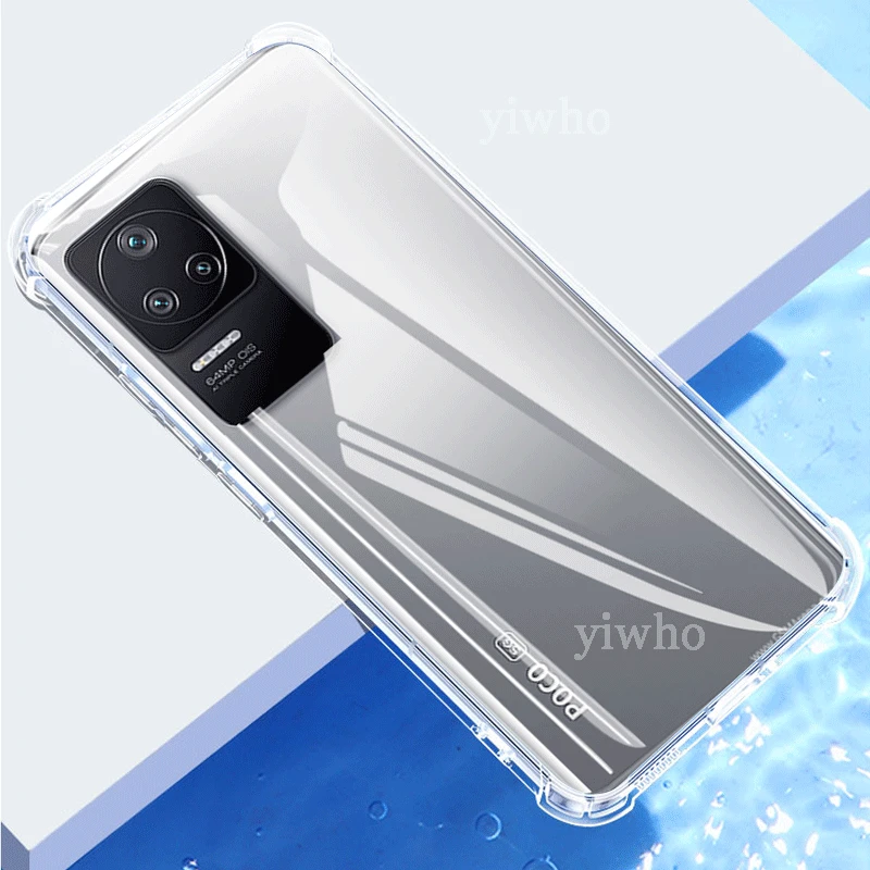 F4 Luxury Clear Soft Silicone Case For Xiaomi POCO F4 Shockproof Transparent POCO POCCO F 4 Mobile Phone Cases back Covers