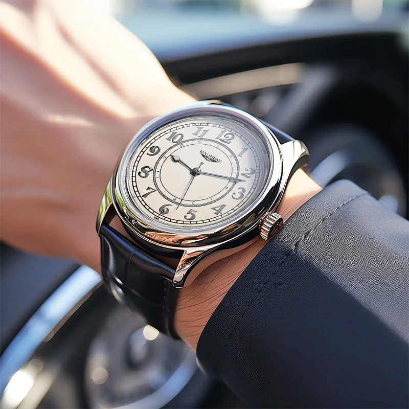 New genuine luxury men's watch simple student birthday gift handsome automatic waterproof classic trend quartz watch